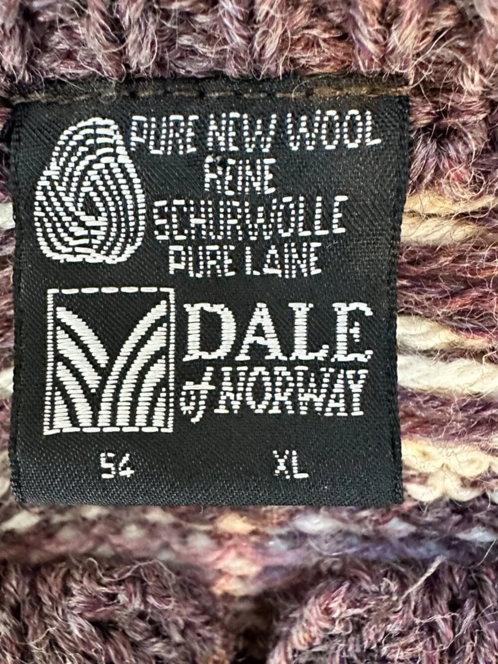 Vintage NWT Dale Of Norway Women’s Sz XL Heritage Sweater 100% Pure New Wool - Picture 13 of 14